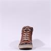 Remonte Knitted Cuff Laced Ankle Boot - Brown